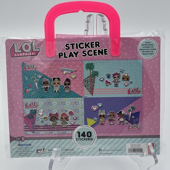 LOL Surprise! - Set of 140 Puffy Sticker Play Scene Set - Picture 3 of 3